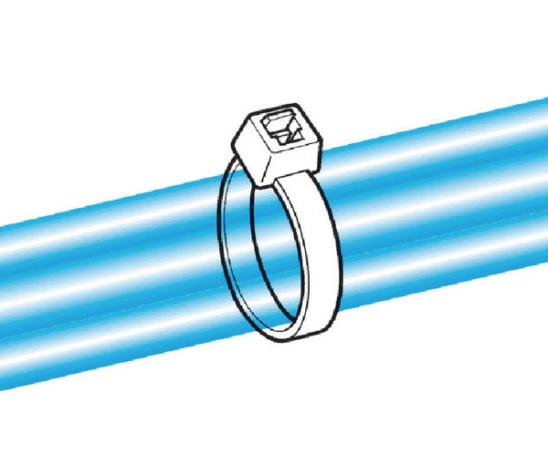 HellermannTyton 111-00925 | Heavy Duty Cable Tie, 22" Long, Ul Rated, 250Lb Tensile Strength, Pa66Uv, Black, 25/Pkg