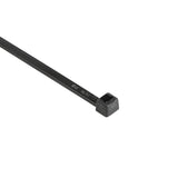HellermannTyton 111-00931 | High-Temp Cable Tie, 8" Long, UL Rated, 50lb Tensile Strength, PA66HIRHSUV, Black, 500/pkg