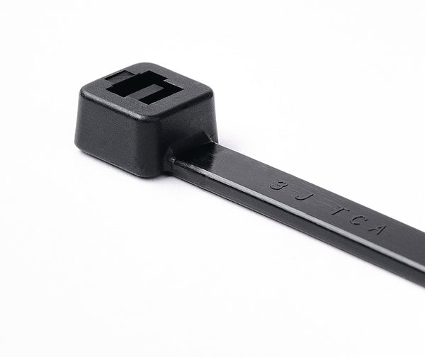 HellermannTyton 111-01266 | Solar Tie, 11.9" Long, 56lb Tensile Strength, PA11W, Black, 100/pkg