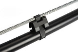 HellermannTyton 111-01671 | Aerial Support Tie, 12.4" Long, PA66HIRHSUV, Black, 500/bag