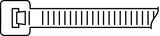 HellermannTyton 111-01699 | High-Temp Cable Tie, 7.9" Long, 100lb Tensile Strength, PAEK, Beige, 100/pkg