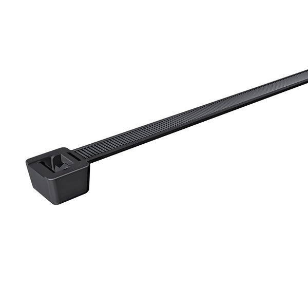 HellermannTyton 111-02054 | High-Temp Cable Tie, 15.2" Long, UL Rated, 120lb Tensile Strength, PA66HIRHSUV, Black, 100/pkg