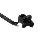 HellermannTyton 111-85850 | 1-Piece Cable Tie/Arrowhead Mount, 8.9" Long, 50lb, Mounting Hole Dia. .27"-.28", PA66HS, Black, 100/pkg