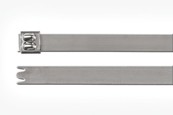 HellermannTyton 111-95209 | Stainless Steel Tie, 20.5" Long, 607lb Tensile Strength, SS316, Metal