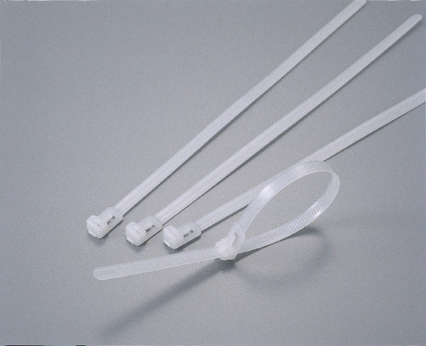 HellermannTyton 115-00049 | Releasable Cable Tie, Release Lever, 9.8" Long, 50lb Tensile Strength, PA66, Black, 100/pkg