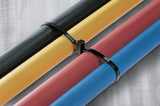 HellermannTyton 117-00008 | Double-Head Cable Tie, 15.6" Long, 50Lb Tensile Strength, Pa66Hs, Black, 100/Pkg