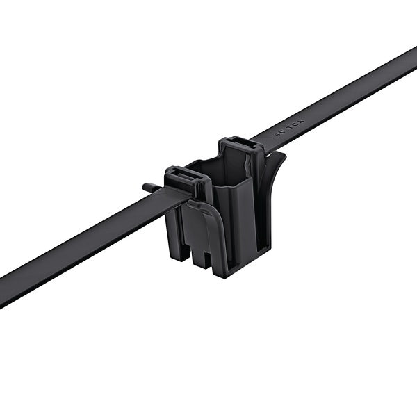 HellermannTyton 117-00012 | Stand Off Dual Clamp Tie, 20.10" Long, .31" Stud Dia, PA66HIRHSUV, Black, 250/pkg