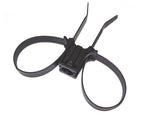 HellermannTyton 117-00012 | Stand Off Dual Clamp Tie, 20.10" Long, .31" Stud Dia, PA66HIRHSUV, Black, 250/pkg