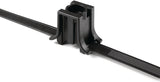 HellermannTyton 117-00012 | Stand Off Dual Clamp Tie, 20.10" Long, .31" Stud Dia, PA66HIRHSUV, Black, 250/pkg