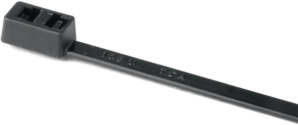 HellermannTyton 117-00019 | Double-Head Cable Tie, 6.3" Long, 50Lb Tensile Strength, Pa66, Black, 1000/Pkg
