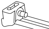 HellermannTyton 121-63560 | Kabelrap Tie, 14" Long, 110lb Tensile Strength, PA66UV, Black, 50/pkg