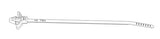 HellermannTyton 126-00041 | 1-Piece Cable Tie/Arrowhead Mount with Wings, 4.5"L, 18lb, 0.19 - 0.22" Mtg Hole, PA66, Natural, 100/pkg