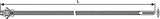HellermannTyton 126-00074 | 1-Pc Cable Tie/Arrowhead Mount With Wings, 8"L, 50Lb, 0.24 - 0.26" Hole Dia, Pa66Hs, Black, 100/Bg