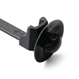 HellermannTyton 126-00075 | 1-Pc Cable Tie/Arrowhead Mount, 6"L, 50Lb Tensile Strength, 5.4Mm Round Hole, Pa66Hs, Black, 500/Pkg