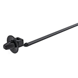 HellermannTyton 126-02300 | 1-Piece Cable Tie/Arrowhead Mount, Panel Thickness .24" - .26", 7.0" Long, 50lb Tensile, PA66HIRHS, Natural, 1000/pkg
