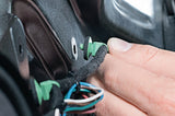 HellermannTyton 126-03100 | 1-Pc Cable Tie/Arrowhead Mount With Seal, 6.3" Long, 50Lb Tensile, Pa66Hs, Green, 500/Bg