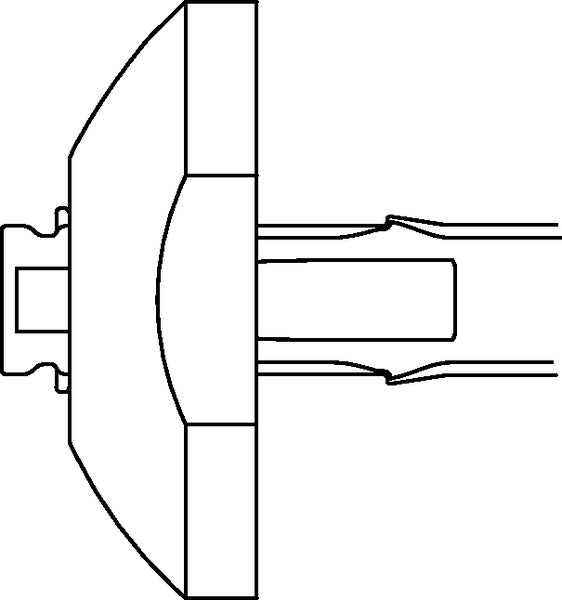 HellermannTyton 132-00011 | Button Head Cable Tie, 15.0" Long, 4.3" Max Bundle Dia, 105lb, PA66HIRHSUV/PA66HS, Black, 50/pkg