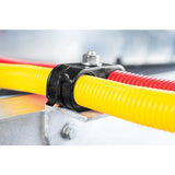 HellermannTyton 133-00997 | Hc Clamp Bundle Separator, Two Hole, Pa66Hirgf13, Red, 500/Pkg