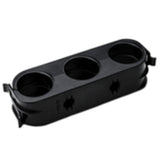 HellermannTyton 133-00998 | Hc Clamp Bundle Separator, Three Hole, Pa66Gfhirhs, Black, 500/Pkg