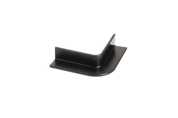 HellermannTyton 133-01479 | Mini-Channel, 1.52" Long, 90-Degree Angle, Small, PPT20, Black, 3500/pkg