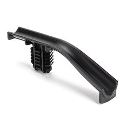 HellermannTyton 133-02353 | Bundling Clip, Angled, 65mm Long, .60-6.75mm Panel Thickness, PA66HIRHSUV, Black, 4000/ctn