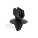 HellermannTyton 133-03178 | Tube and Pipe Clip with 6.5mm Arrowhead, 4.7-5.1mm Diameter, PA66HIRHS, Black, 4000/ctn