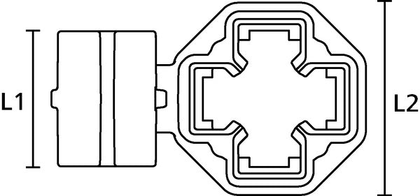 HellermannTyton 133-03179 | Tube and Pipe Clip with 5mm/6mm Stud Mount, 4.7-5.1mm Diameter, PA66HIRHSUV, Black, 5000/carton