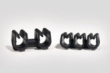 HellermannTyton 133-03188 | Tube and Pipe Clip, 3x4.7-5.1mm Diameter, PA66HIRHSUV, Black, 4000/ctn