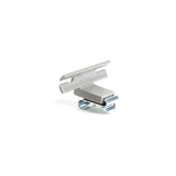 HellermannTyton 133-03399 | Edge Clip and Tape Clip, Panel Thickness .03" - .08 ", 1.43" Long, PA66HIRHSUV, Gray, 4000/ctn