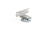 HellermannTyton 133-03399 | Edge Clip and Tape Clip, Panel Thickness .03" - .08 ", 1.43" Long, PA66HIRHSUV, Gray, 4000/ctn