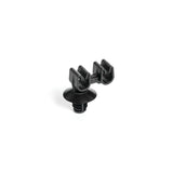 HellermannTyton 133-04043 | Tube and Pipe Clip with 8mm Fir Tree, 2x 6.5-7.0mm Diameter, PA66HIRHS, Black, 2000/ctn