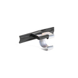 HellermannTyton 133-04368 | Tape Clip and Bundle Clip, Panel Thickness .08" - .11 ", PP, Black, 2000/ctn