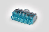 HellermannTyton 148-90039 | HelaCon Plus Mini, Push-In Style Wire Connector, Double Spring, 5-Port, (PC), Blue, 75/pkg
