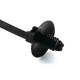 HellermannTyton 150-55500 | 1-Piece Cable Tie/Fir Tree Mount, 6.7" Long, Mounting Hole Diameter 0.25" - 0.28", Pa66, Black, 500/Pkg