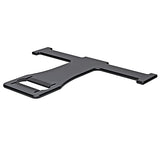 HellermannTyton 151-00016 | Standoff Stud Mount Tape Clip Long 2.17" Weld Stud Mnt .2" Pa66Hirhs Black 1000/Pkg