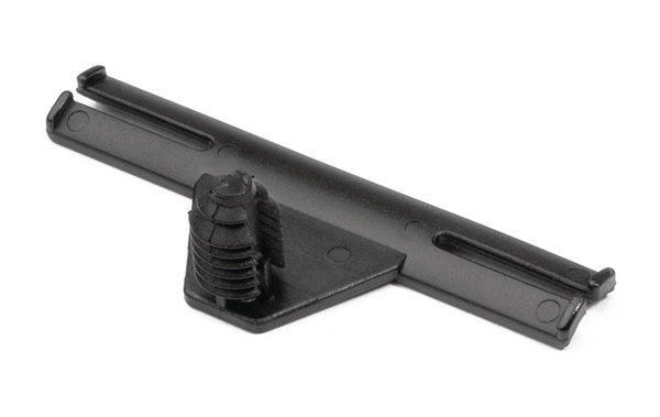 HellermannTyton 151-00074 | Standoff Bundling Clip, 2.2" Long, Panel Thickness .02"-.03", PA66HIRHS, Black, 500/box