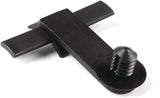 HellermannTyton 151-00080 | Standoff Bundling Clip, 1.7" Long, .25"-.28" Panel Thickness, PA66HS, Black, 500/pkg