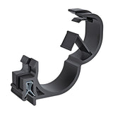HellermannTyton 151-00161 | Edge Clip, EC27, Panel Thickness 0.04 - 0.12", PA66HIRHS, Black, 500/pkg