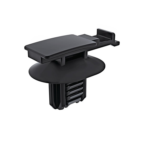 HellermannTyton 151-00180 | Conn. Clip With Oval Fir Tree, 0.6-6.0 Mm Panel Thick, 6.2X12.2 Mm Hole Dia, Pa66Hirhs, Black, 1000/Pkg