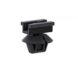 HellermannTyton 151-00194 | Conn. Clip With Oval Arrowhead, 0.8-2.0Mm Panel Thick, 7.0X12.0Mm Hole Dia, Pa66Hirhs, Black, 500/Pkg