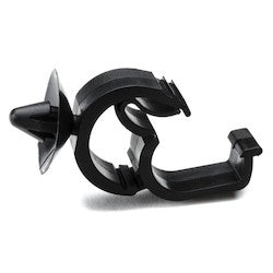 HellermannTyton 151-00366 | Automatic Harness Clips - Non-Connectable Push Mount Max Bun Dia .51" Black, 1500/Pkg