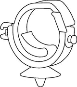 HellermannTyton 151-00378 | Automatic Harness Clip, Connectable, 1.1" Bundle Max, Pa66Hirhs, Black, 500/Pkg
