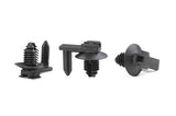HellermannTyton 151-00459 | Conn. Clip With Fir Tree, 0.7 - 5.1 Mm Panel Thick., 6.5 - 7.0 Mm Hole Dia., Pa66Hirhs, Black, 500/Pkg