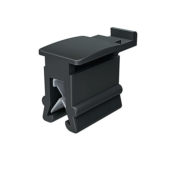 HellermannTyton 151-00464 | Connector Clip, Panel Thickness 1.0-3.0Mm, Pa66Hirhs, Black, 1000/Pkg