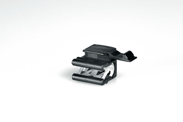 HellermannTyton 151-00499 | Connector Clip, Panel Thickness 3.0-6.0Mm, Pa66Hirhs, Black, 500/Pkg