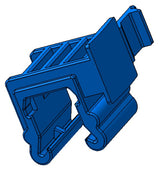 HellermannTyton 151-00499 | Connector Clip, Panel Thickness 3.0-6.0Mm, Pa66Hirhs, Black, 500/Pkg