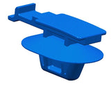 HellermannTyton 151-00513 | Connector Clip w/Oval Arrowhead, 0.6 - 1.0 mm Panel Thickness, 6.2 x 12.2 mm Hole Dia, PA66HIRHS, Black, 500/pkg