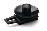 HellermannTyton 151-00775 | Connector Clip w/Arrowhead, 1.7 - 2.3 mm Panel Thickness, 6.3 - 6.7 mm Hole Dia, PA66HIRHS, Black, 5000/box