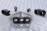 HellermannTyton 151-00783 | Side Convoluted Tubing Clip, Max Bundle Diameter .6", Pa66Hirhs, Black, 5000/Pkg