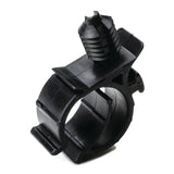 HellermannTyton 151-00783 | Side Convoluted Tubing Clip, Max Bundle Diameter .6", Pa66Hirhs, Black, 5000/Pkg